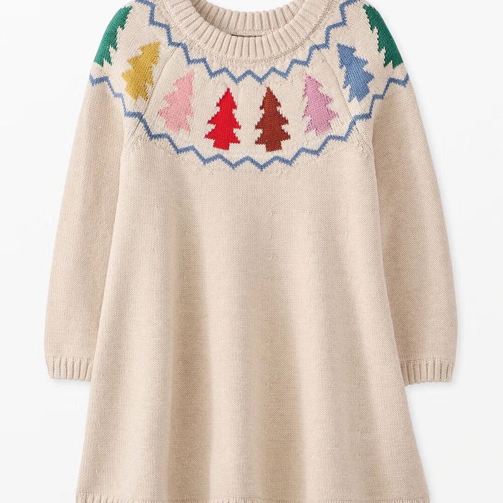 Hanna Andersson NWT Size 4 Holiday Sweater Dress